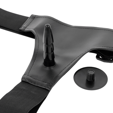 Imbracatura Vibrante Harness Attraction con Rabbit e Sistema Intercambiabile